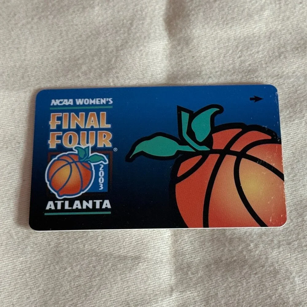 Commemorative Hotel key from the 2003 NCAA Women's Final Four tournament